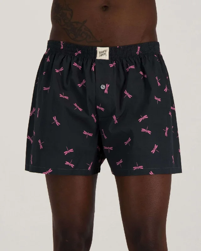 Mens Boxer Shorts - Dragonflies