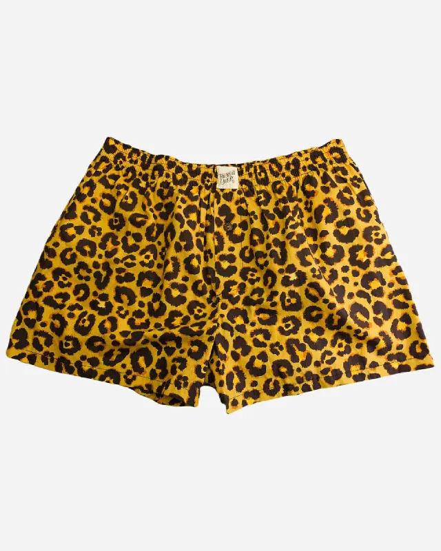 Mens Boxer Shorts - Leopard