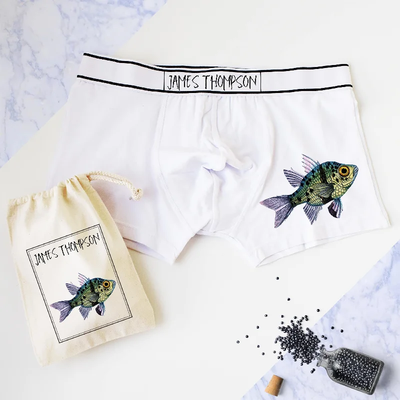 Fish Print Boxers