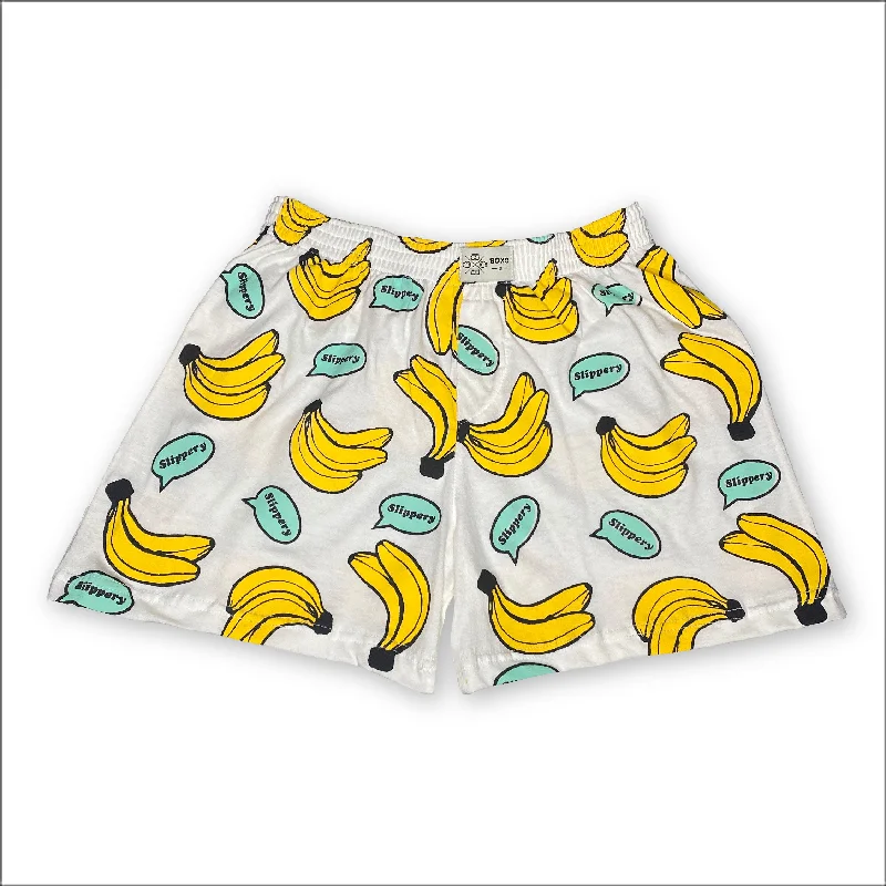 White Yellow Banana Fruit Boxer