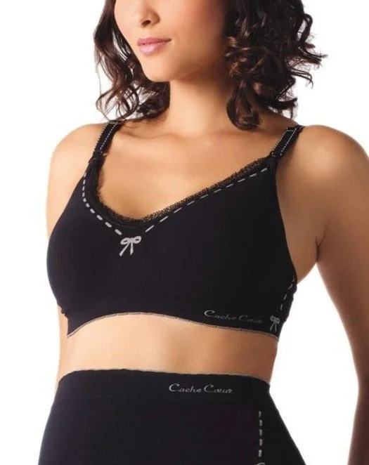 Cache Coeur Illusion Wirefree Maternity and Nursing Bra