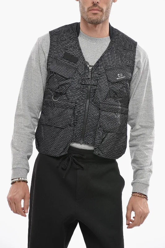 Woolrich Checked TSUNOOGA Vest With Breast Pocket