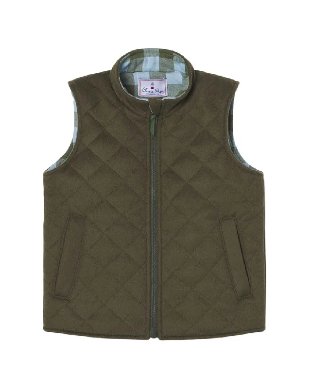 Classic Prep Wills Quilted Wool-Blend Vest