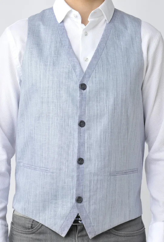 Pale Blue Vest