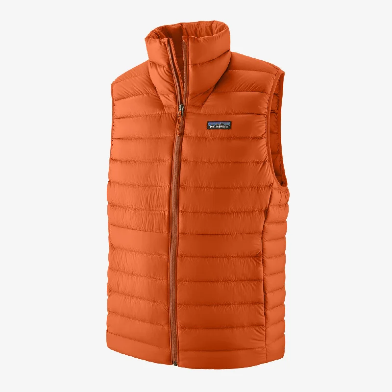 Men's Down Sweater Vest - Redtail Rust