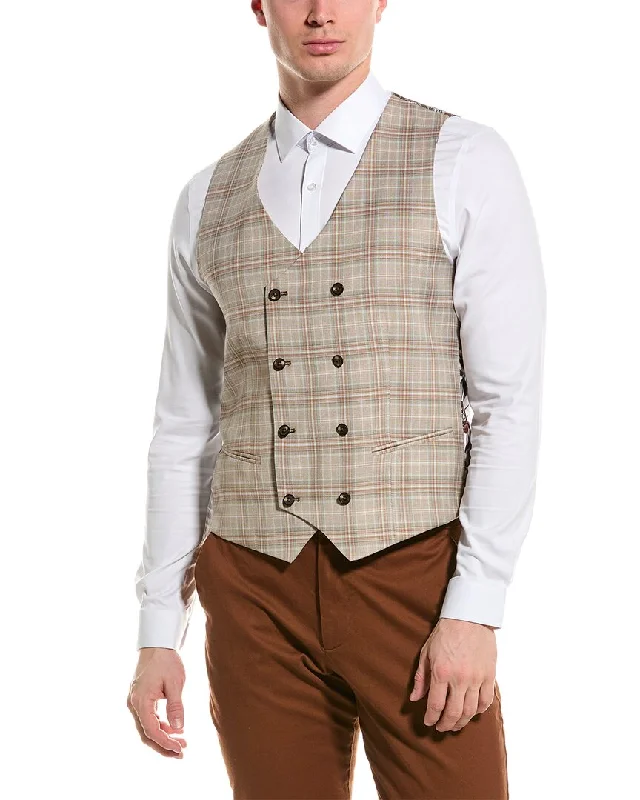 Paisley & Gray Marylebone Slim Double-Breasted Vest