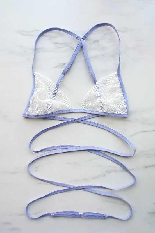 Vesper Strappy Bralette Off White