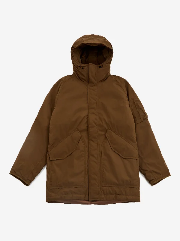 Nanamica GORE-TEX Down Coat - Wet Sand