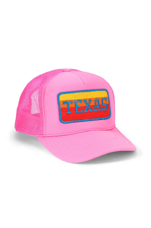 UNIVERSITY OF TEXAS VINTAGE LOW RISE TRUCKER - NEON PINK