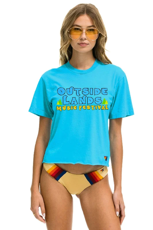 OUTSIDE LANDS 2024 BOYFRIEND TEE - NEON BLUE