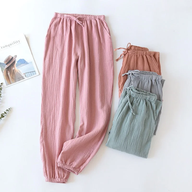 The Long Pajama Cotton Pants Best Cooling Pajamas