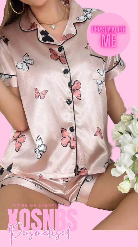 Butterfly Satin Pjs