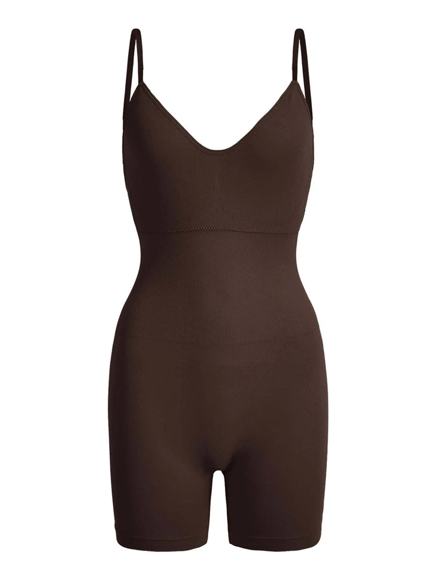 Adjustable Strap Shapewear Romper