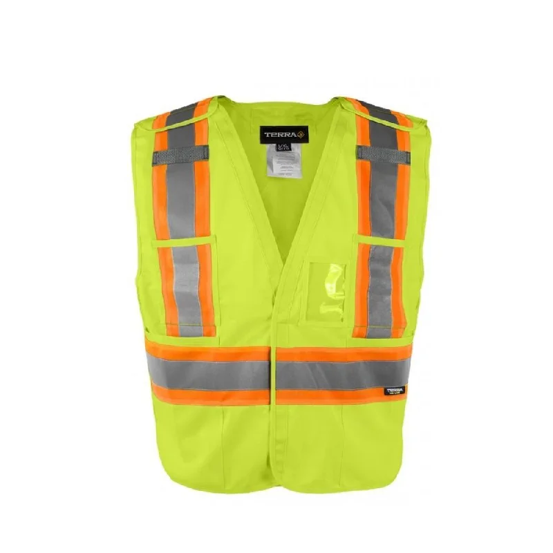 Terra Hi-Vis Tear Away Vest - Yellow 116600YL