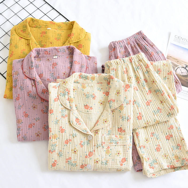 The Long Floral Pajama Set Original Pajamas