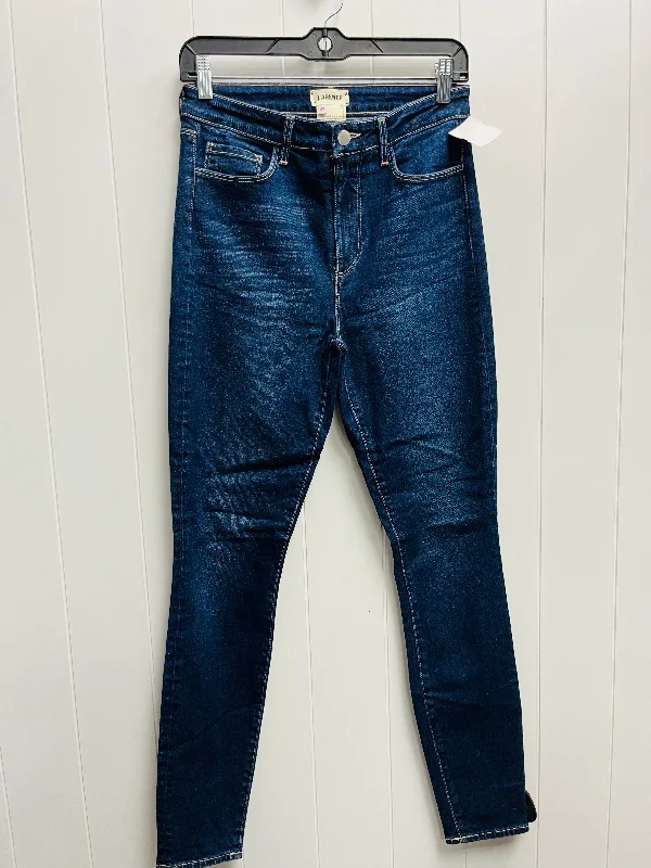 Jeans Skinny By L Agence In Blue Denim, Size: 4