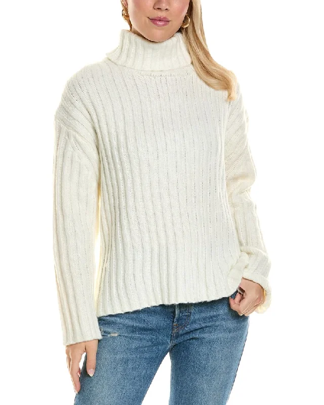 Joseph A. Ribbed Turtleneck Sweater