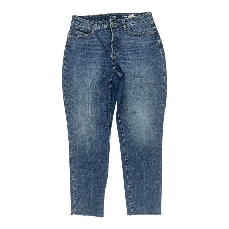 Jeans Straight By Old Navy In Blue Denim, Size:14