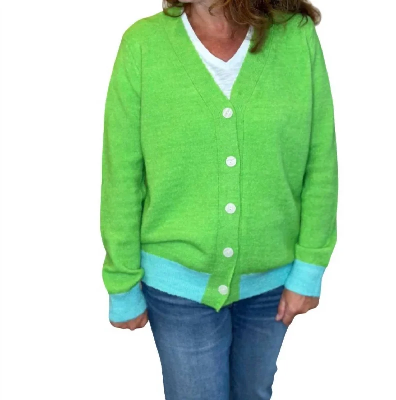 Frankie Sweater In Lime