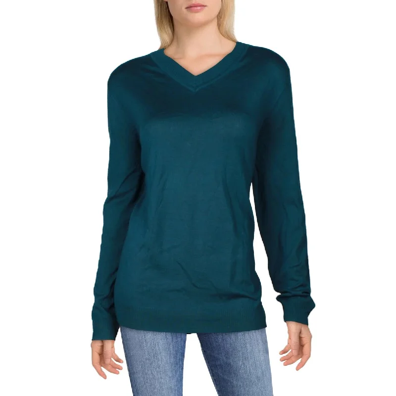 Womens V-Neck Long Sleeve V-Neck Sweater