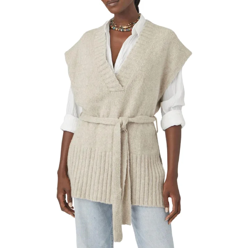 Margo Cashmere Vest In Oat