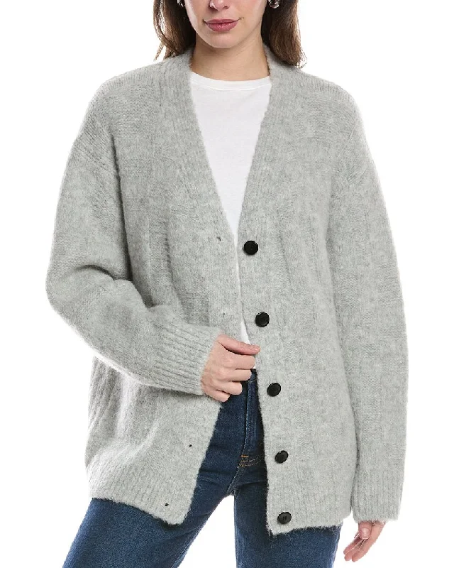 Proenza Schouler White Label Alana Alpaca & Wool-Blend Cardigan