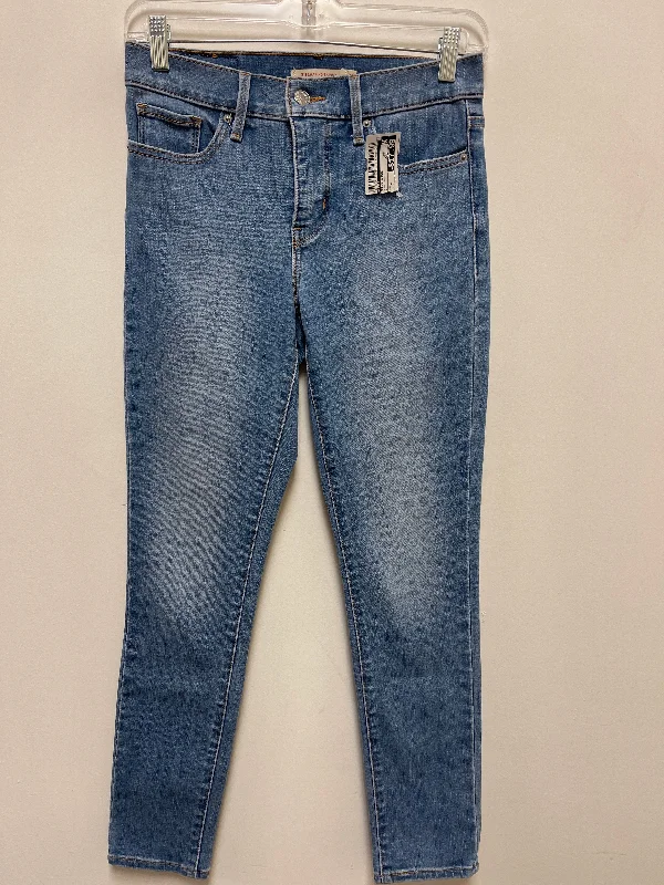 Jeans Skinny By Levis In Blue Denim, Size: 2