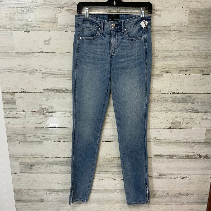 Jeans Straight By White House Black Market In Blue Denim, Size: 2