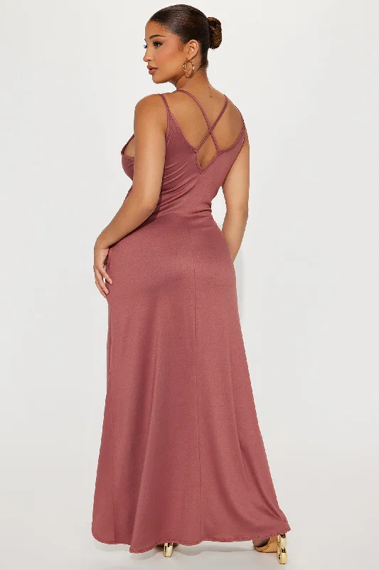 Camille Maxi Dress - Marsala