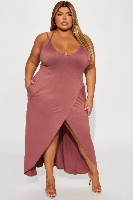 Camille Maxi Dress - Marsala