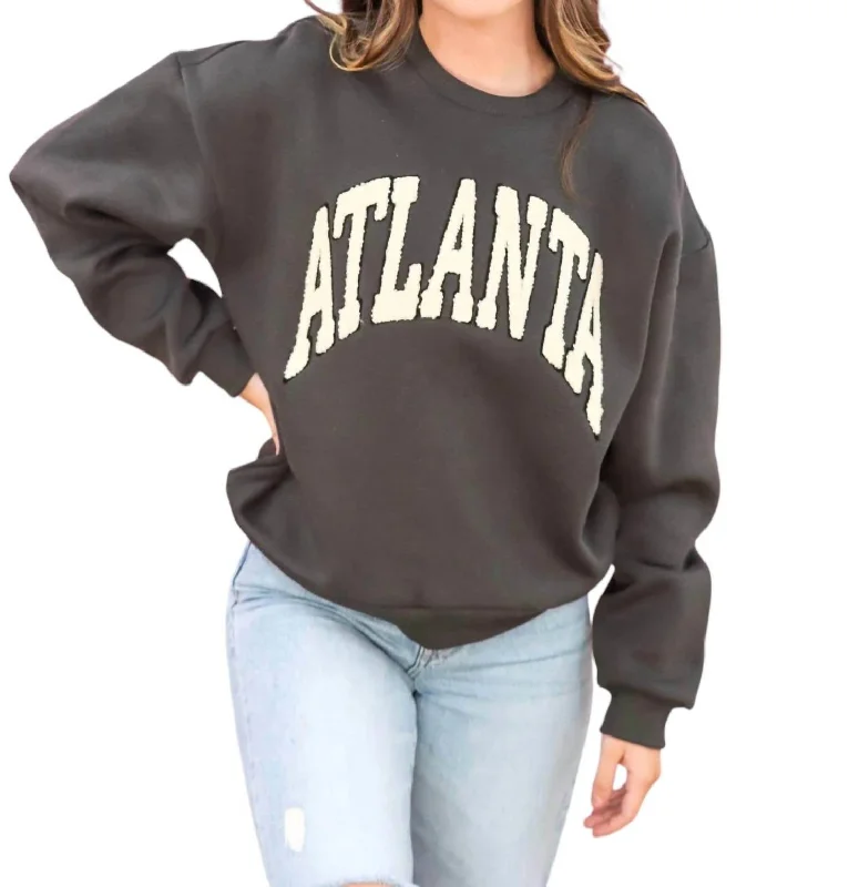 On The Way To You Sweatshirt In Charcoal