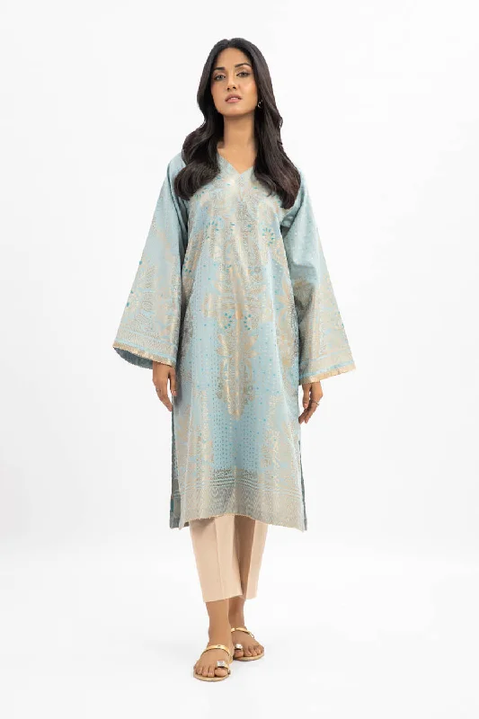 Dyed Jacquard Kurti