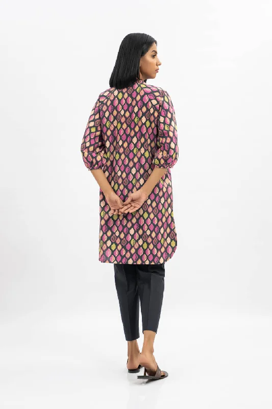 Printed Khaddar Shirt