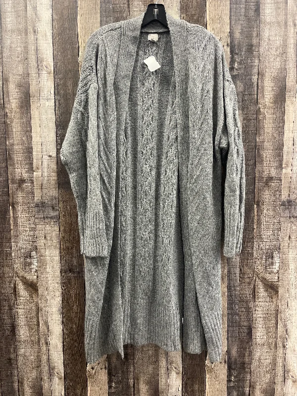 Grey Sweater Cardigan A New Day, Size L