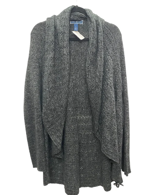 Grey Sweater Cardigan Karen Scott, Size Xl