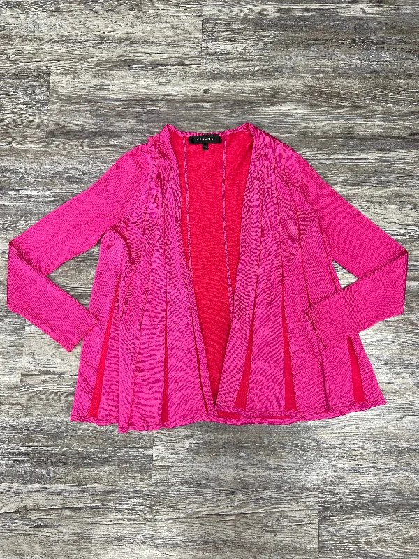 Pink Cardigan Designer St John Collection, Size S