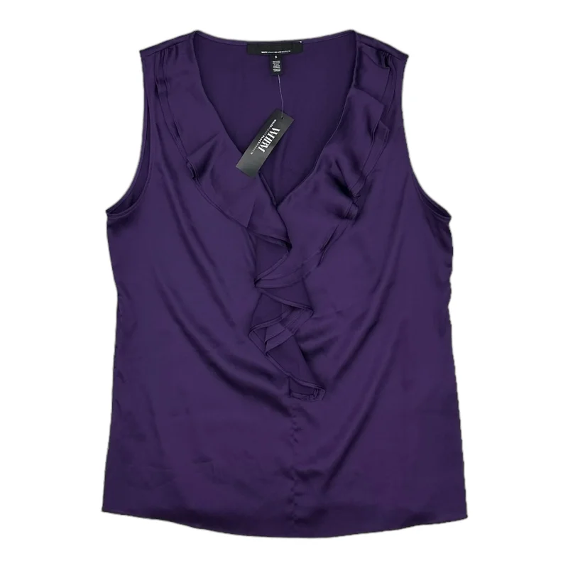 PURPLE TOP SLEEVELESS by WHITE HOUSE BLACK MARKET Size:S