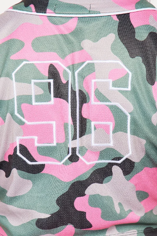 1996 Camo Short Set - Pink/combo