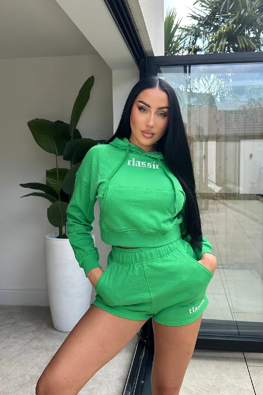 A Classic Fav Short Set - Kelly Green