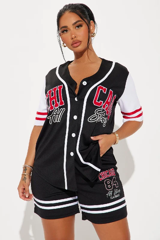 All Stars Jersey Short Set - Black/combo