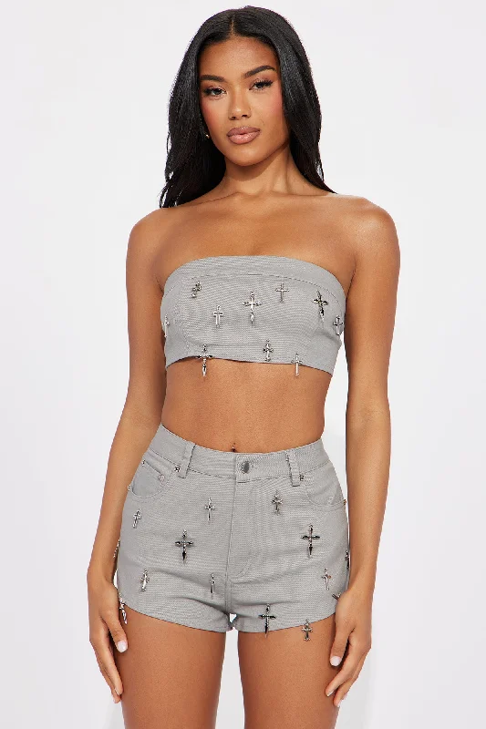 Holy Micro Short Set - Grey