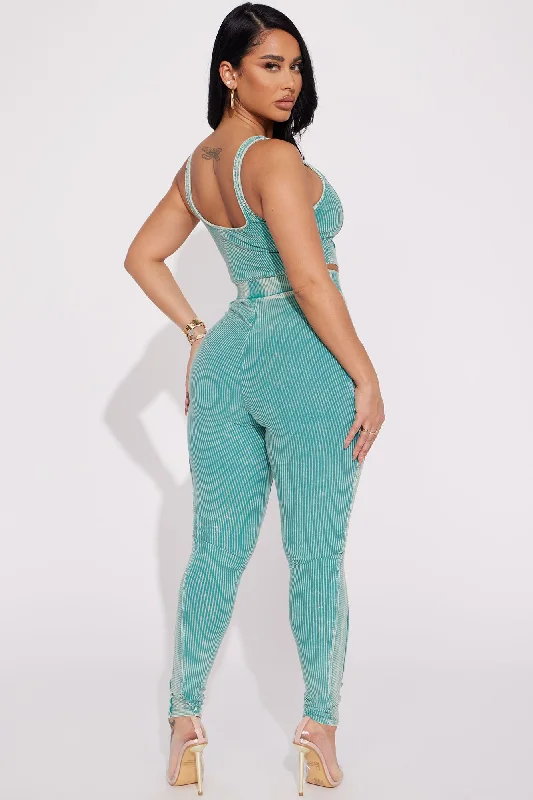 Made The List Legging Set  - Teal