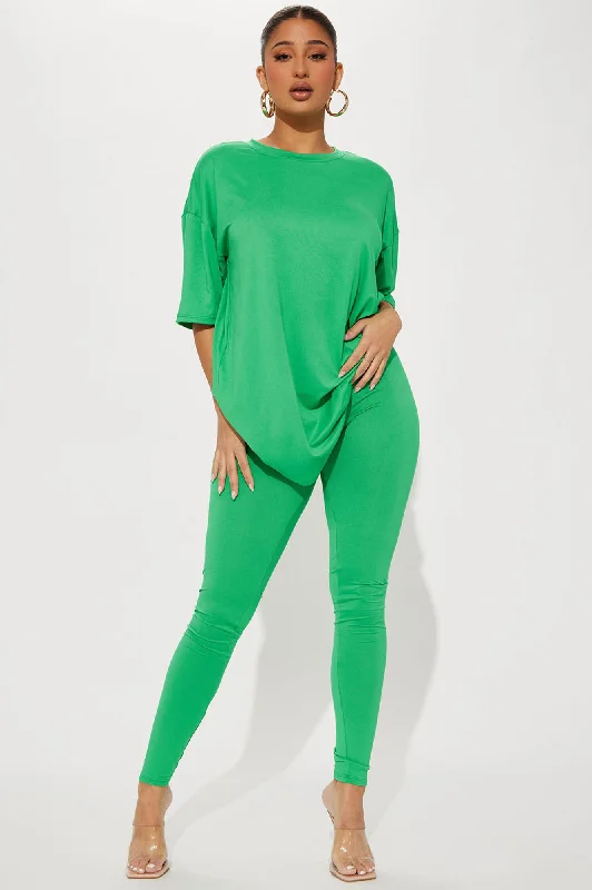 Weekend Vibes Legging Set - Green