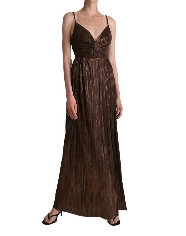 Viva Dress In Dark Brown