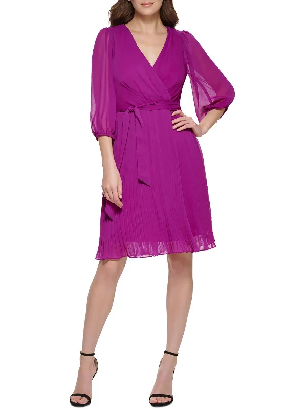 Womens Surplice Short Wear to Work Dress