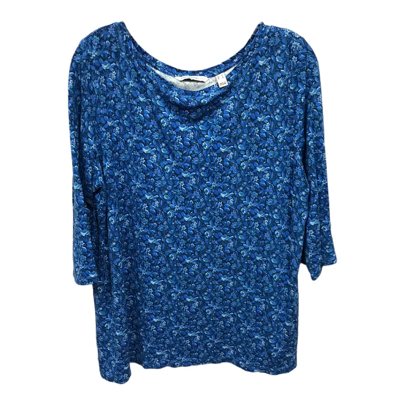 Top Long Sleeve By Isaac Mizrahi Live Qvc  Size: L