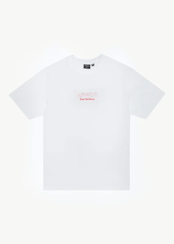 AFENDS Mens Creator - Retro Fit Tee - White