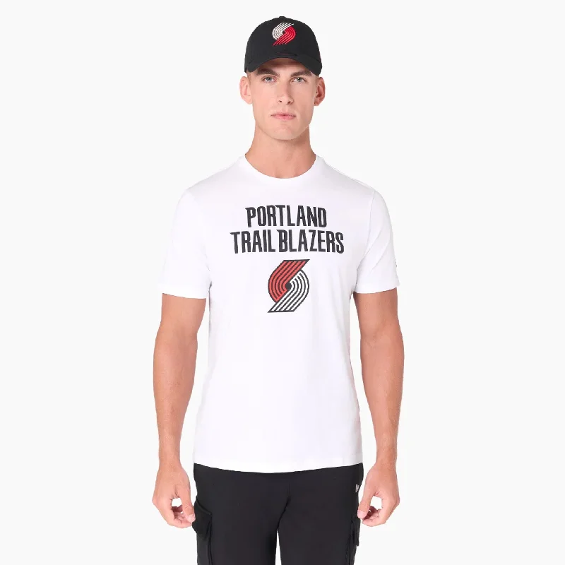 Portland Trail Blazers NBA White T-Shirt