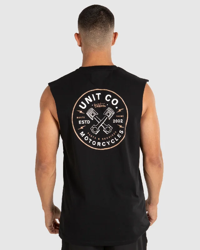 UNIT Parts & Services Mens Muscle Tee