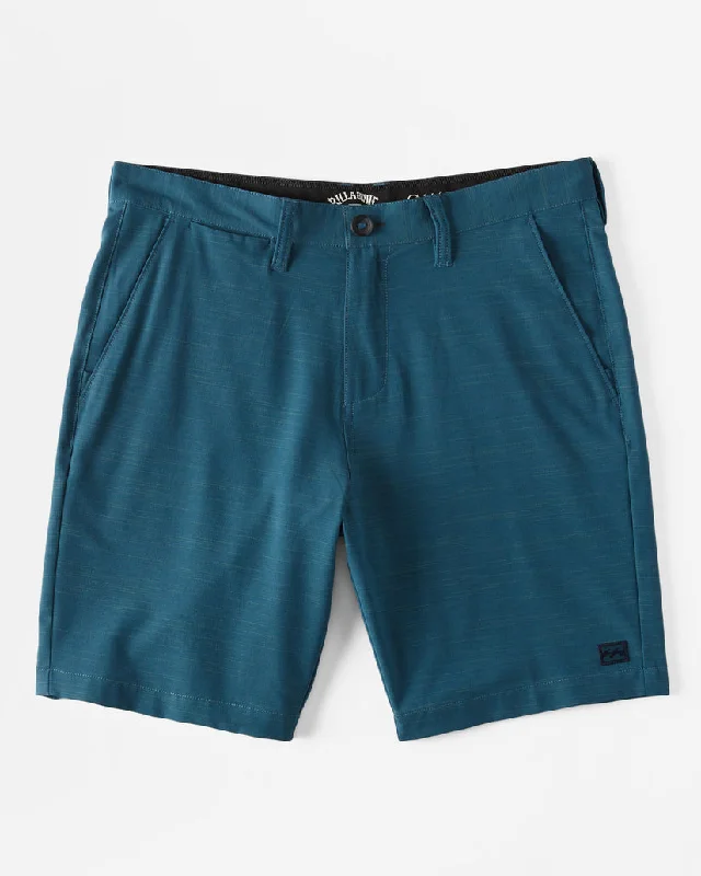 Billabong Crossfire Slub Mid Shorts-Ocean